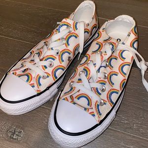 Unworn Rainbow converse